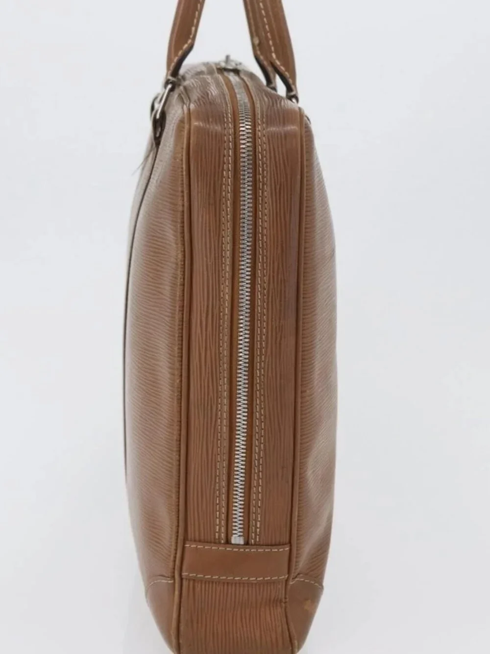LOUIS VUITTON Epi Porte Documents Voyage Business Bag Brown